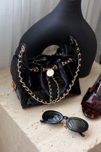 Load image into Gallery viewer, Shantel Quilted Patent Shoulder Bag - Black