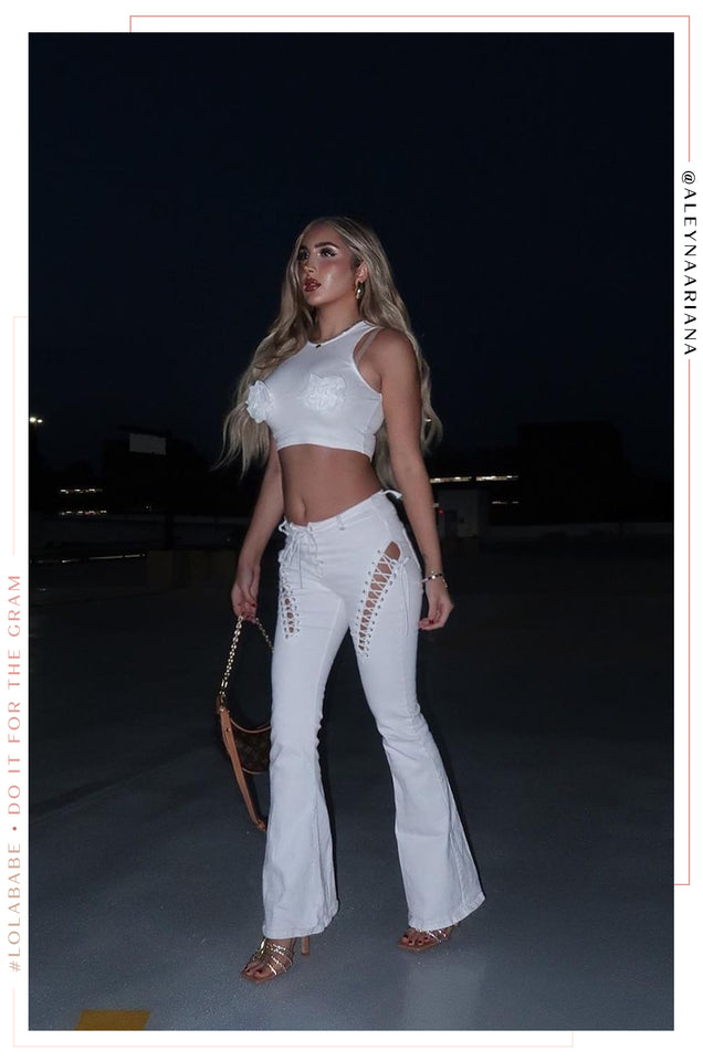 Load image into Gallery viewer, Savannah Rib Knit Sleeveless Top - White