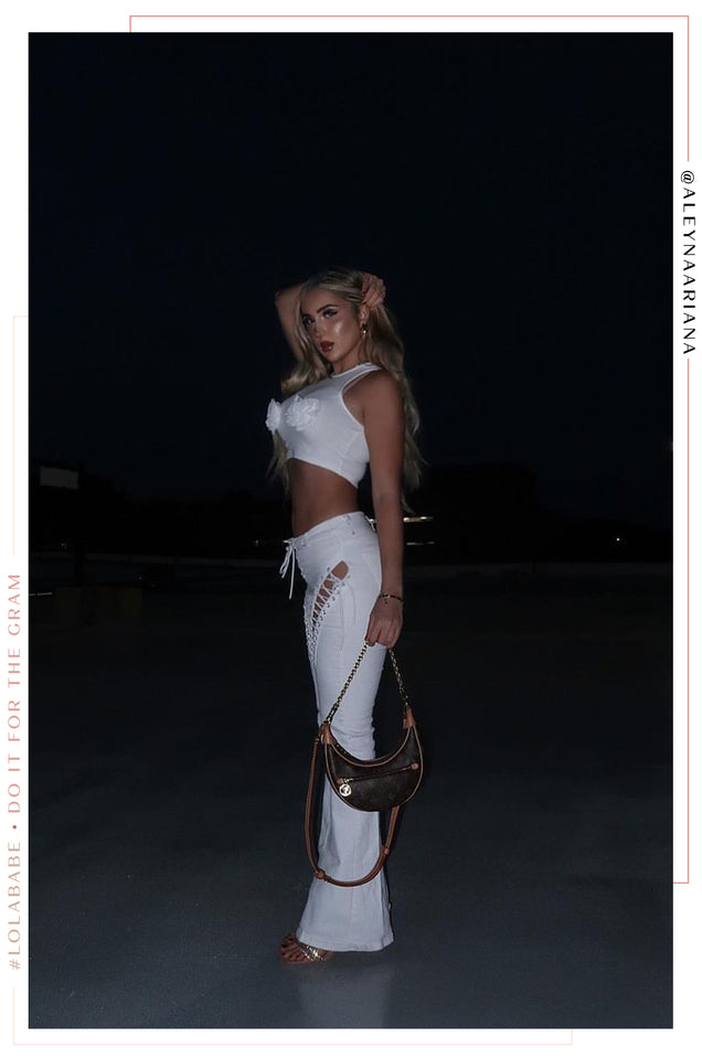 Load image into Gallery viewer, Savannah Rib Knit Sleeveless Top - White