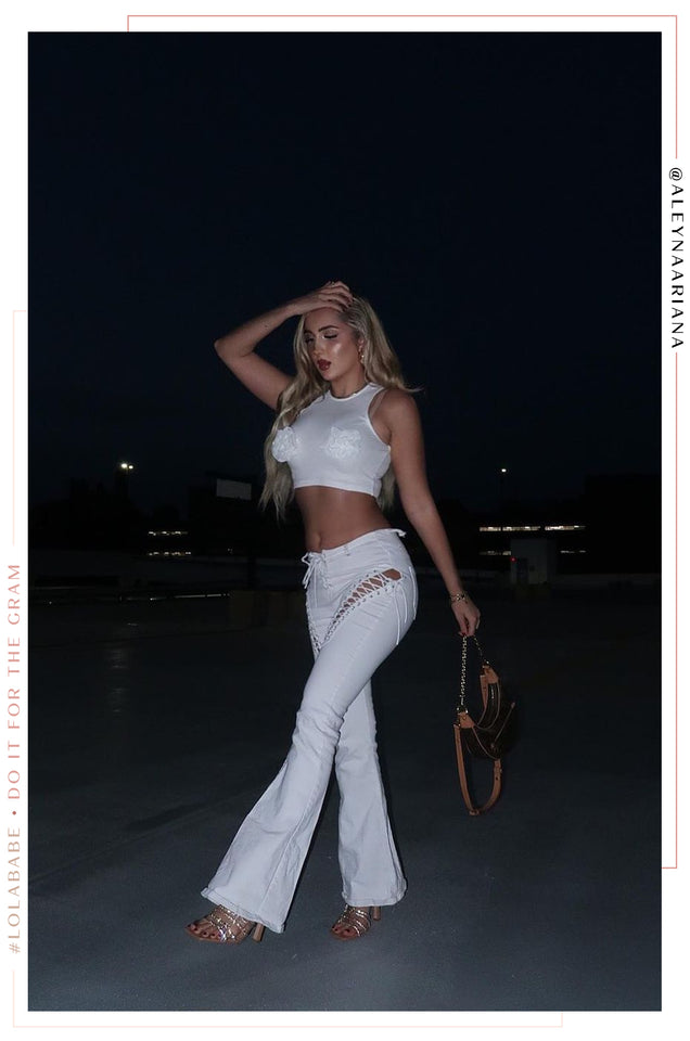 Load image into Gallery viewer, Savannah Rib Knit Sleeveless Top - White