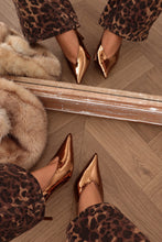 Load image into Gallery viewer, Yadira Slingback Pointed Toe Pumps – Bronze