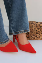Load image into Gallery viewer, Cari Slingback Pumps - Red