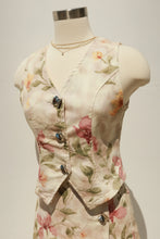 Load image into Gallery viewer, Lily Rose Vest Top - White Floral