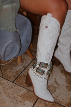 Load image into Gallery viewer, Festival Season Cowgirl Boots - White