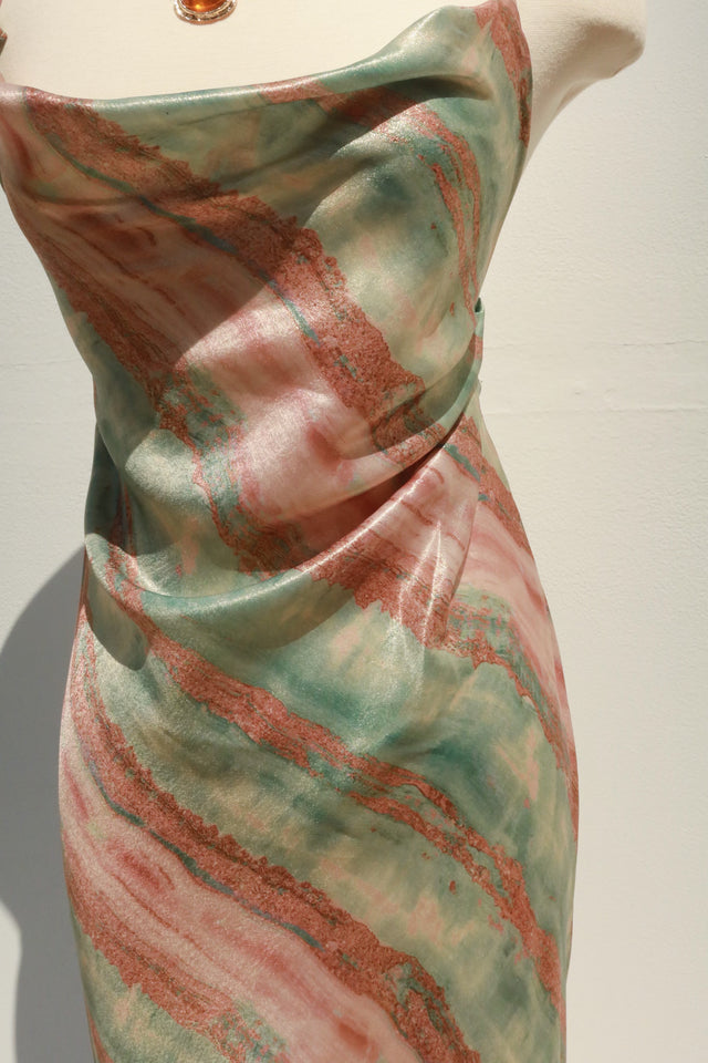 Load image into Gallery viewer, Serine Maxi Dress - Sage Multi