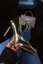 Load image into Gallery viewer, Kylan Heel Pumps - Gold