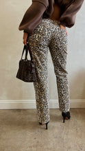Load image into Gallery viewer, Naya Leopard Denim Straight Leg Pant - Leopard