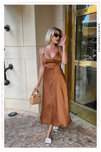 Load image into Gallery viewer, Satin Midi Dress