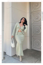 Load image into Gallery viewer, Evelia High Waist Maxi Skirt - Green