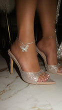 Load image into Gallery viewer, Amiah Embellished High Heel Mules - Nude