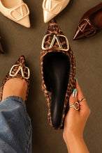 Load image into Gallery viewer, Violet Slingback Flats - Leopard