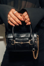 Load image into Gallery viewer, Brooke Top Handle Crossbody Bag – Black