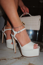 Load image into Gallery viewer, Paulina Platform High Heels - White