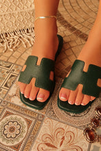 Load image into Gallery viewer, Elara Slip On Sandals - Emerald