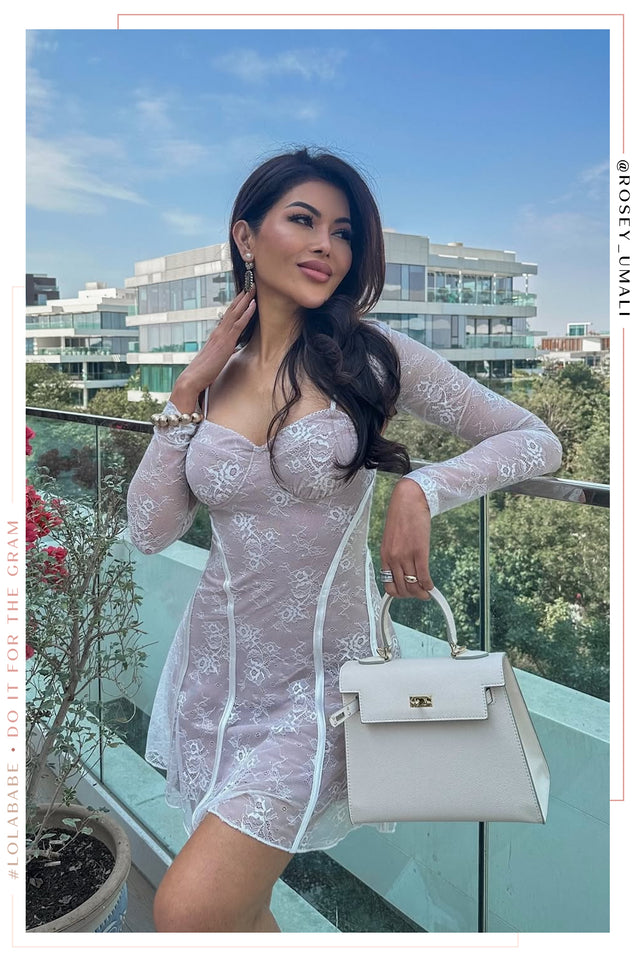 Load image into Gallery viewer, Arlene Bolero Dress Set - White