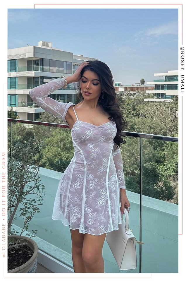 Load image into Gallery viewer, Arlene Bolero Dress Set - White