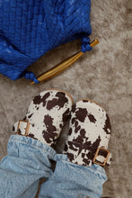 Load image into Gallery viewer, Slip Into Cozy Slip On Flats - Cow