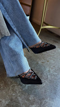 Load image into Gallery viewer, Tanalee Embellished High Heel Pumps - Black