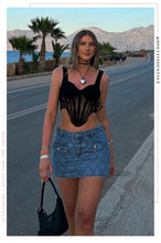 Load image into Gallery viewer, Denim Low Rise Skirt