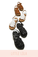 Load image into Gallery viewer, Summer Vacation Kids Flat Sandals - Tan