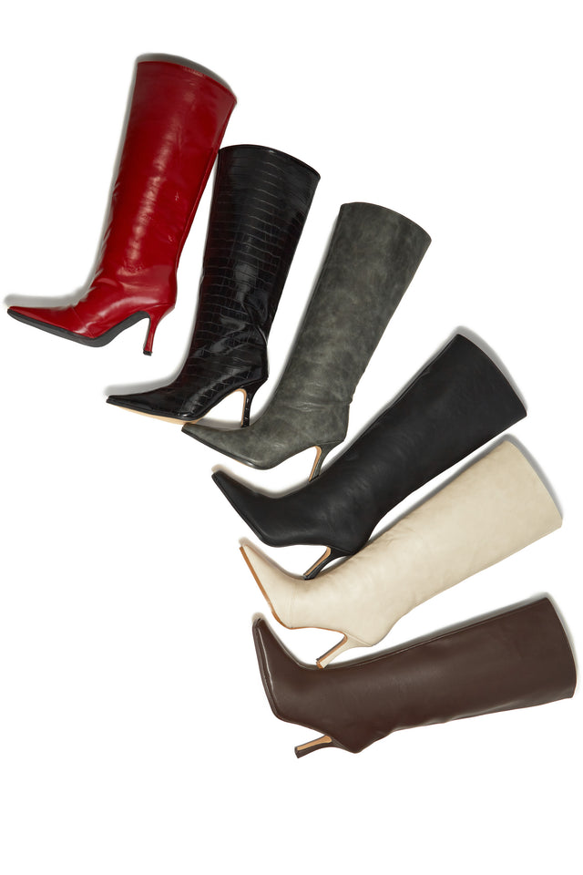 Load image into Gallery viewer, Kianza Heel Boots - Brown