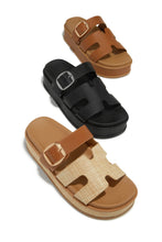 Load image into Gallery viewer, Resort Getaway Slip On Chunky Sandals - Nude