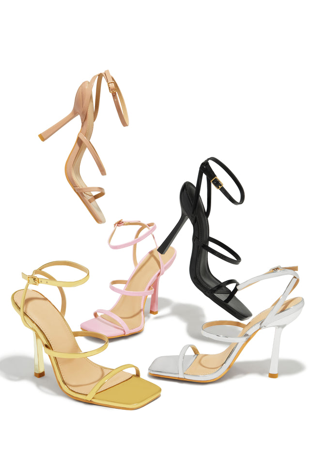 Load image into Gallery viewer, Jenny Single Sole High Heels - Silver