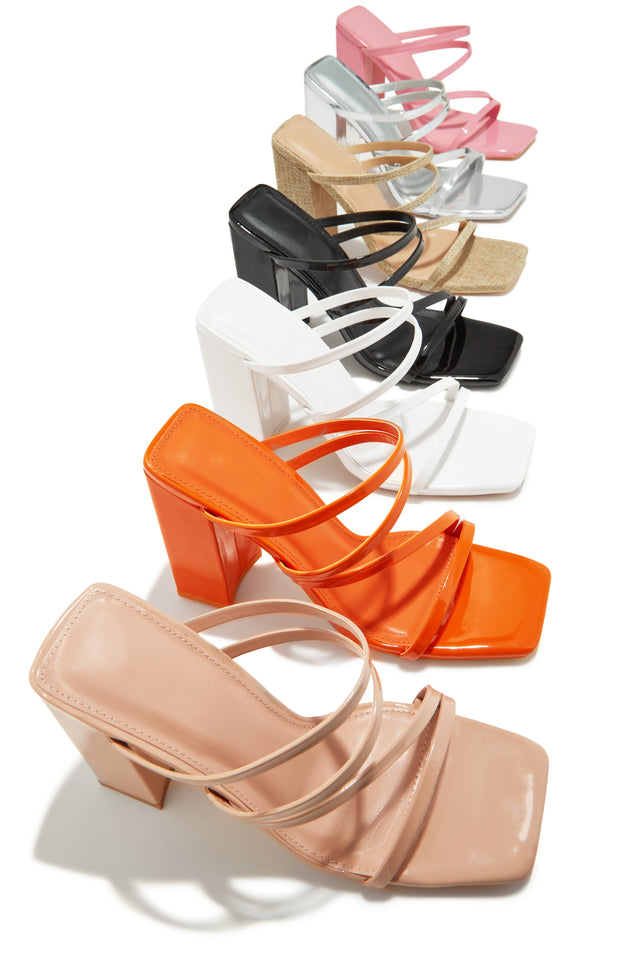 Load image into Gallery viewer, Jaziel Block Heel Mules - Silver