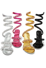 Load image into Gallery viewer, Gianna Embellished Around The Ankle Coil Heels - Pink