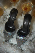 Load image into Gallery viewer, Amiah Embellished High Heel Mules - Black