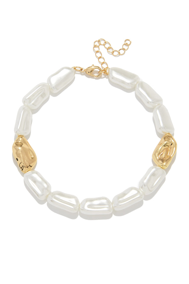 Load image into Gallery viewer, Gold Pearl Anklet