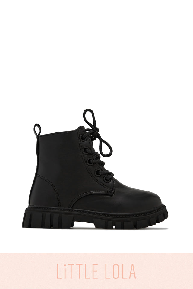 Load image into Gallery viewer, Ariella Lace Up Boots - Black