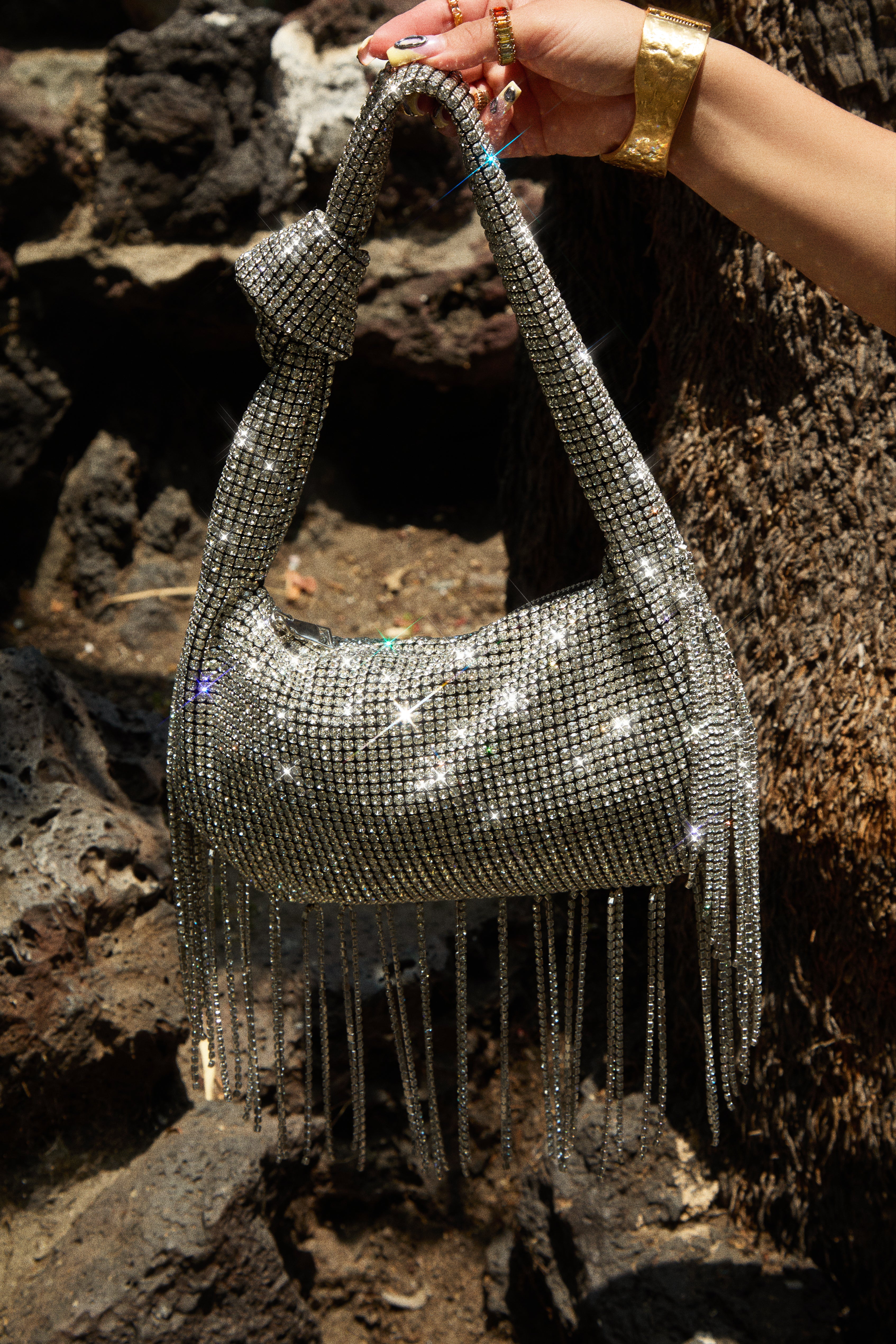 アメリヴィンテージ L BALL BEADS BAG Ameri（アメリ）の「METAL BALL BEADS BAG（ショルダーバッグ