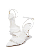 Load image into Gallery viewer, Azani Mary Jane Strap Heels - White