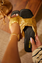 Load image into Gallery viewer, Bali Getaway Slip On Sandals - Gold
