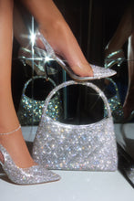 Load image into Gallery viewer, Bella Embellished Handbag - Silver