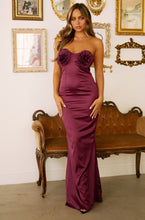 Load image into Gallery viewer, Wine Maxi Dress