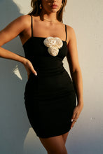 Load image into Gallery viewer, Black Mini Night out Dress