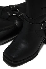 Load image into Gallery viewer, Black Moto Boots