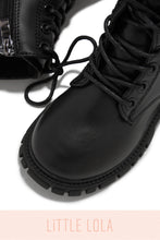Load image into Gallery viewer, Ariella Lace Up Boots - Black