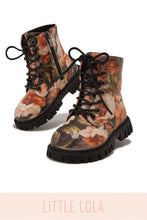 Load image into Gallery viewer, Grace Lace Up Boots - Floral
