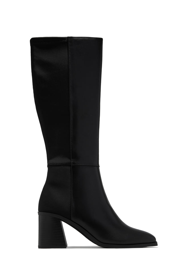 Load image into Gallery viewer, Jennifer Block Heel Boots - Black