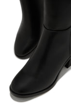 Load image into Gallery viewer, Stephany Knee High Boots - Black