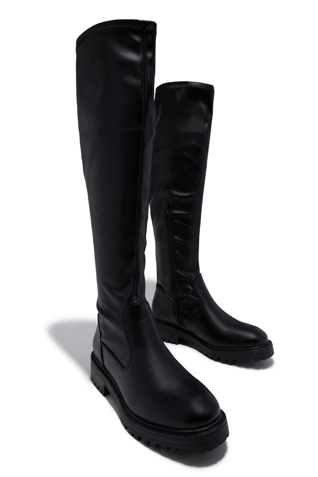 Load image into Gallery viewer, Izzy Flat Boots - Black