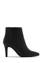 Load image into Gallery viewer, Black Pointed Toe Booties