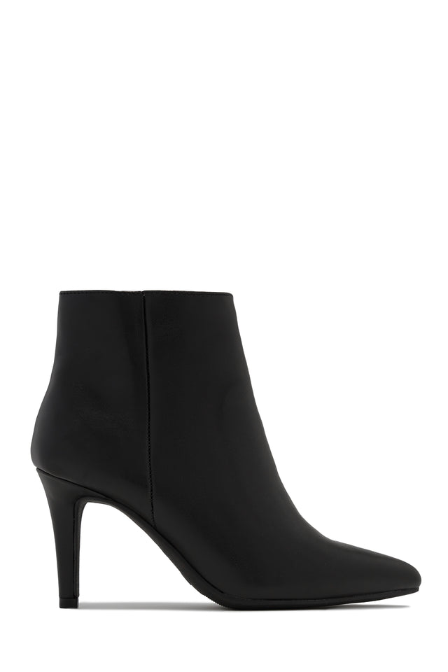 Load image into Gallery viewer, Black Pointed Toe Booties