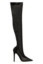 Load image into Gallery viewer, Timeless Allure Over The Knee High Heel Boots - Red