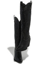 Load image into Gallery viewer, Festival Season Cowgirl Boots - Black