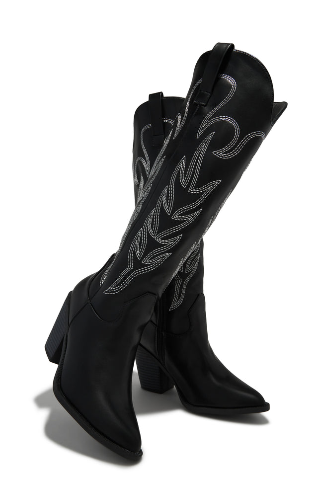 Load image into Gallery viewer, Exclusive Performance Cowgirl Boots - Black