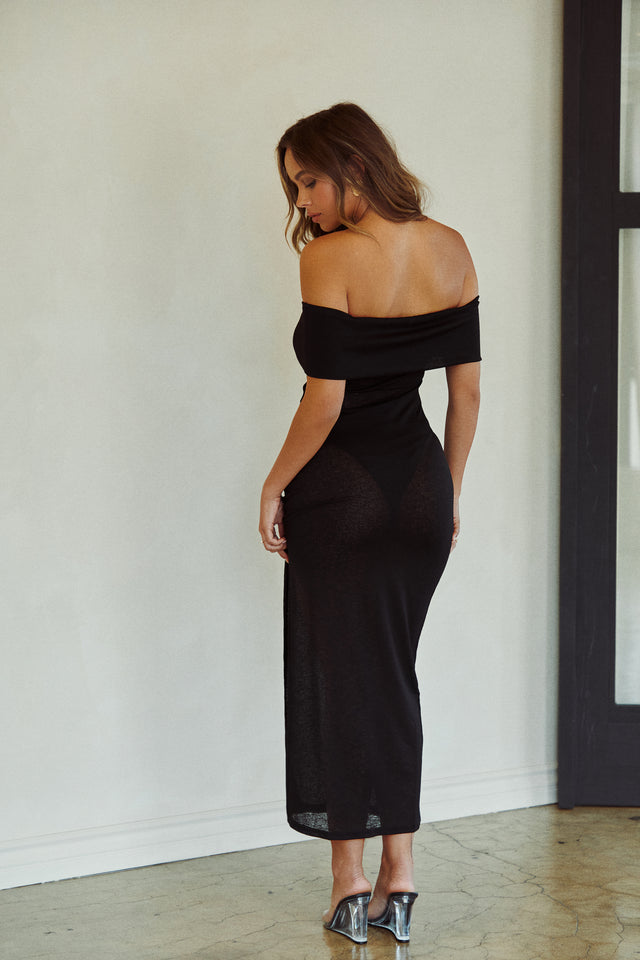 Load image into Gallery viewer, Sheer Black Dress